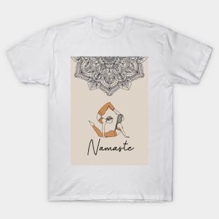 Mandala Yoga Girls Namaste T-Shirt